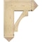 Ekena Millwork Westlake Arts and Crafts Rough Sawn Bracket w/ Offset Brace, Douglas Fir, 8"W x 20"D x 24"H BKT0806X20X24WTL03RDF - alternate 4